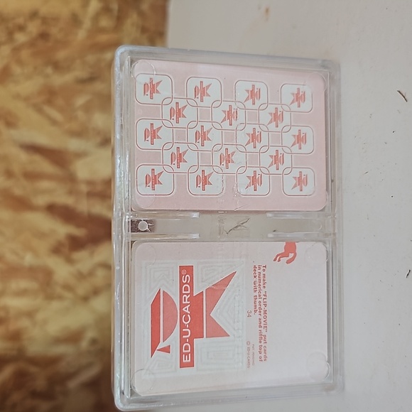 Vintage Card Game Cowboys and Indians mini card game Daniel Boone retro toys - Picture 3 of 8